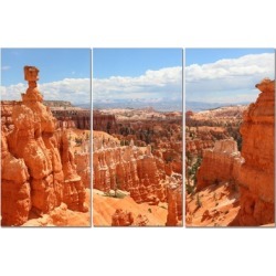 Split Canvas Art Set 12"x24" 3 Pieces Sunny Desert