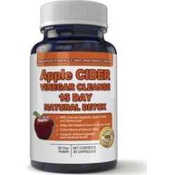 Apple Cider Vinegar Cleanse Natural Detox (30 Capsules)