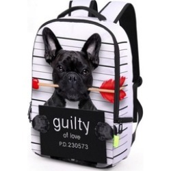 3D Printed Kids Backpack Waterproof School Bags