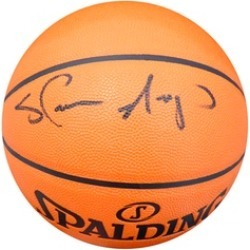 Autographed Shawn Kemp Seattle Sonics Spalding Basketball