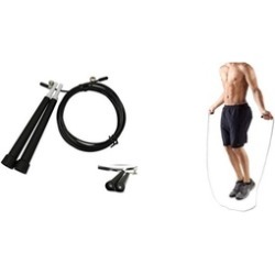 Exercise Durable 9' Speed Jump Rope With Ergonomic Slim Handle