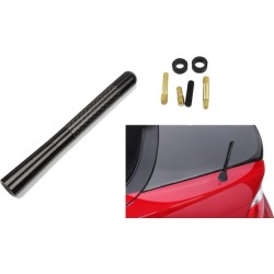 Universal Real Fiber Stubby Short Car Antenna AM/FM Aerial Radio