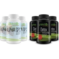 Lyfetrition Alpha GPC Premium Nootropic & /or Detox & Immune Max