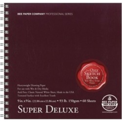 Bee Paper B808S60-909 9 x 9 in. Super Deluxe Paper Pad