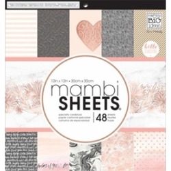 Me & My Big Ideas PADX292 12 x 12 in. Rose Gold Single Sided Paper 48 per Pack