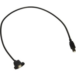Cables To Go 28073 2Ft Usb 2.0 B Female To B Male Panel Mount Cable