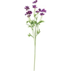 27" Violet Inspired Artificial Cosmos Inspired Floral Spray