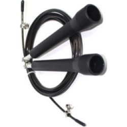 Fitness Fully Adjustable Speed Wire Jump Rope For CrossFit Boxing