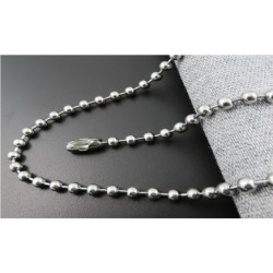 Ball Chain Bead Chains Stainless Steel Necklace Fashion Jewelry