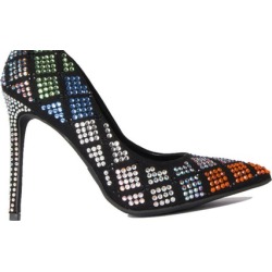 Dance Floor Diva Rhinestone Pointy Toe Pumps