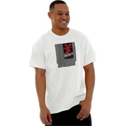 The Upside Down Game Cartidge Nerdy Geeky Tee T-Shirt
