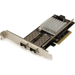 StarTech PEX20000SFPI 2-Port 10G Fiber Network Card w Open SFP PCIe, Intel Chip