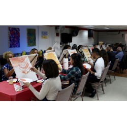 BYOB Paint and Sip Admission for One, Two, or Four at PaintPlusSip (Up to 52% Off)