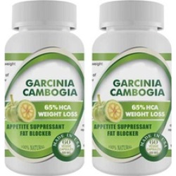 Pure Garcinia Cambogia Extract Super 65% HCA - 2 Bottles