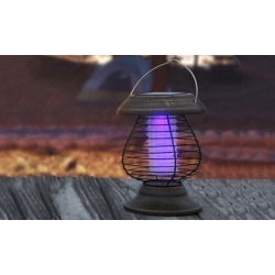 Wakeman Solar Power UV Mosquito Killer Zapper LED Lantern