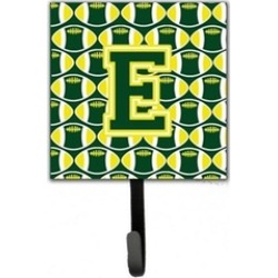 Carolines Treasures CJ1075-ESH4 Letter E Football Green & Yellow Leash or Key Ho