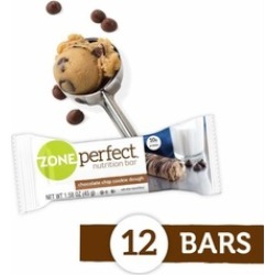 Nutrition Snack Bars, Chocolate Chip Cookie Dough, 1.58 oz, 12 Count