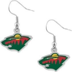 Sports Team Logo NHL Dangle Logo Earring Charm Gift Set