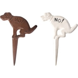 Dog-Shaped Yard Sign (2-Pack)