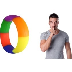 Rainbow Ring Male Adult Silicone Enhancer