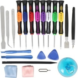 Topeakmart 22 in 1 Cell Phone Repair Tools Set For Ipad Iphone Samsung