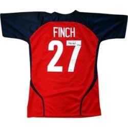 Autographed Jennie Finch Team USA Red & Blue Custom Jersey