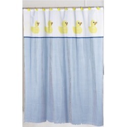 Carnation Home Fashions Ducky Fabric Shower Curtain