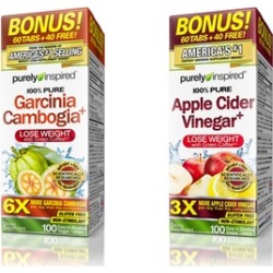 Purely Inspired Apple Cider Vinegar and Garcinia Cambogia Dietary Supplements