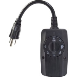 Woods Outdoor 24-Hour Grounded Outlet Timer with Photocell Light Sensor
