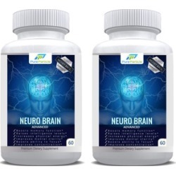 Brain and Memory Booster Supplement by Pure Particle, Set (2-Bottles)