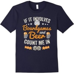 Board Games and Beer T Shirt For Gamer and Drinker