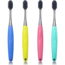 2 Pack Bamboo Charcoal Nano Toothbrush (Color by Random)