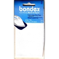 Bondex White Fabric Iron On Mending Patches Clothing, Repair
