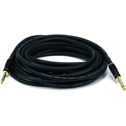 Monoprice 25ft Premier Series 1/4in TS Male to Male Audio Cable, 16AWG