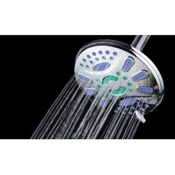 Microban 7" 6-Setting Antimicrobial Fixed Shower Head