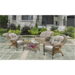 4-piece W Unlimited SW1308-SET4 Saturn Collection Set With Cushions