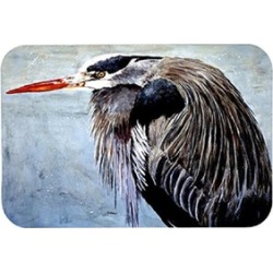 Carolines Treasures 8652CMT 20 x 30 in. Blue Heron Kitchen Or Bath Mat