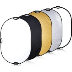 Neewer Studio Portable 5 In 1 32x48" Multi Disc Oval Light Reflector