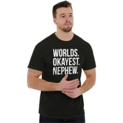 Worlds Okayest Nephew Funny Holiday Reunion T Shirt Tee