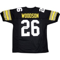 Autographed Rod Woodson Pittsburgh Steelers Black Custom Jersey