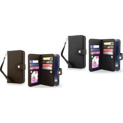 Gear Beast Leather Dual Folio Wallet Cases for iPhone XS/X, 7/8, and 7 Plus/8 Plus