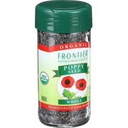 Organic Whole Poppy Seed ( 4 - 2.4 oz bottles )