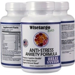 Wisetargo Bio Anxiety Relief - Anti Anxiety, Stress Relief, Keep Calm - 1 pc