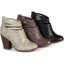 Journee Collection Womens Chunky Heel Strappy Booties