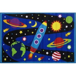 Fun Rug FT-192 3958 39 x 58 in. Fun Time Galaxy Kids Rugs
