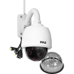 Pyle HD Weatherproof Outdoor WiFi Camera with 4x Optical Zoom