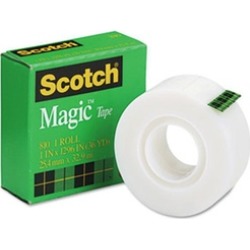 3M 81011296 Magic Office Tape 1 in.x 36 Yards 1 in. Core
