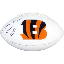 Autographed A.J. AJ Green Cincinnati Bengals White Logo Football