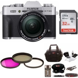 Fujifilm Mirrorless Camera w/ 32GB Card & Accessory