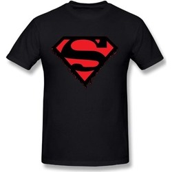 T Shirt Funny Tee Protection Superhero Superman DC Clasic Shield Comic